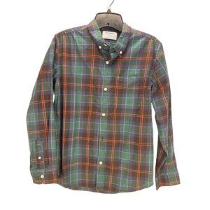 Old Navy Men's Built in Flex Plaid Button-Down Shirt Size XL Long Sleeve Cotton